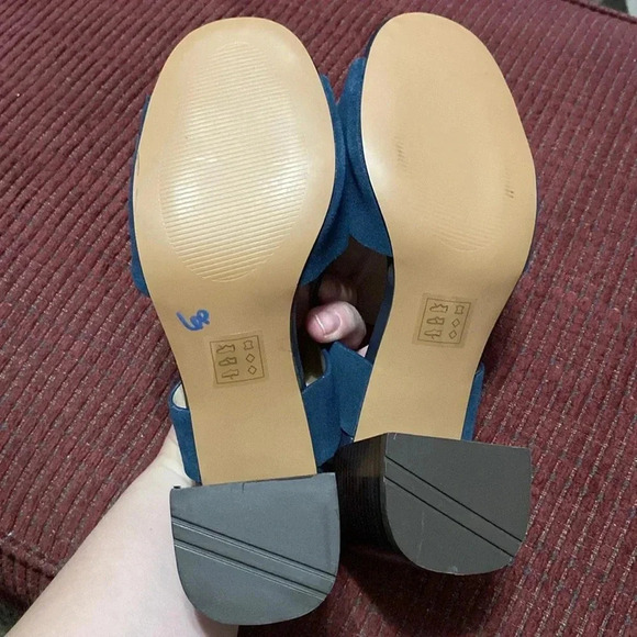 ***NWOT*** MARKET & SPRUCE GABRIEL SUEDE SLINGBACK HEELS SIZE 9 - Picture 11 of 13